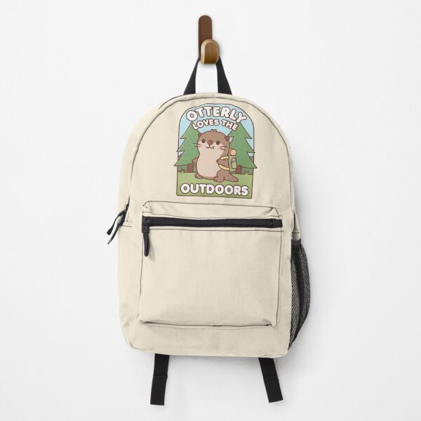 Item preview, Cute Otter Otterly Love The Outdoors Hiking Pun designed and sold by rustydoodle.