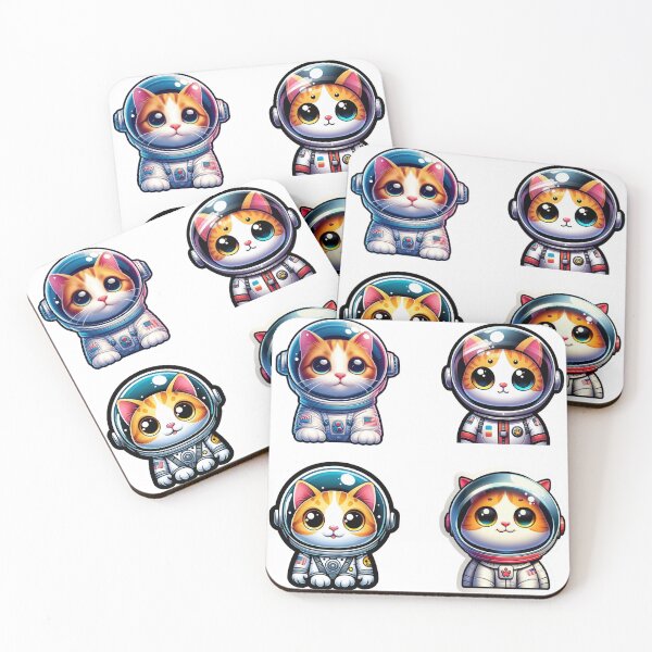 Item preview, Colorful Cosmic Kittens designed and sold by joejiing.