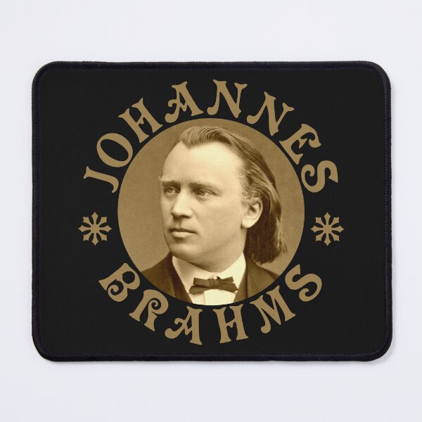 Item preview, Johannes Brahms - Vintage Design - Old Gold - RB designed and sold by GrandArtists.