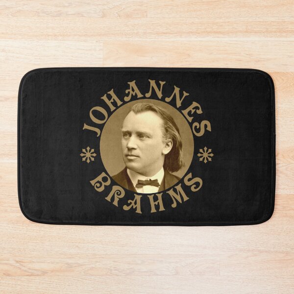 Item preview, Johannes Brahms - Vintage Design - Old Gold - RB designed and sold by GrandArtists.