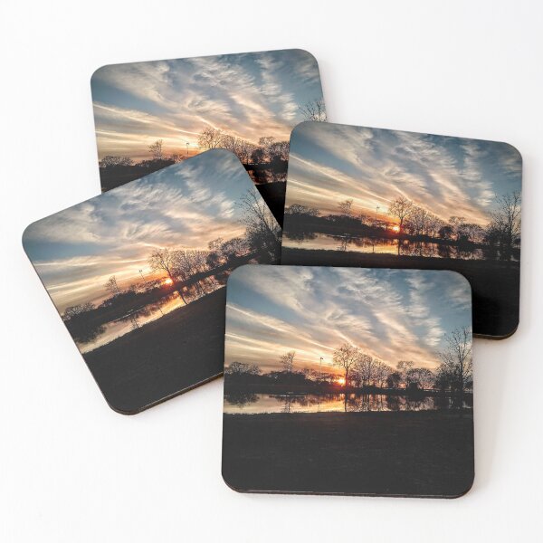 Item preview, Sunset on the lake designed and sold by mommasmadegoods.