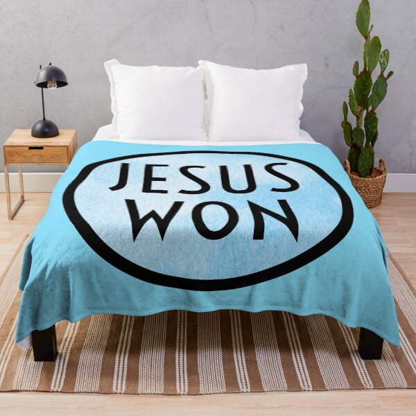 Item preview, Jesus Won,Bible Verse ,Christian Gospel Quotes, Inspirational Christian Woman Design designed and sold by mattlee20.