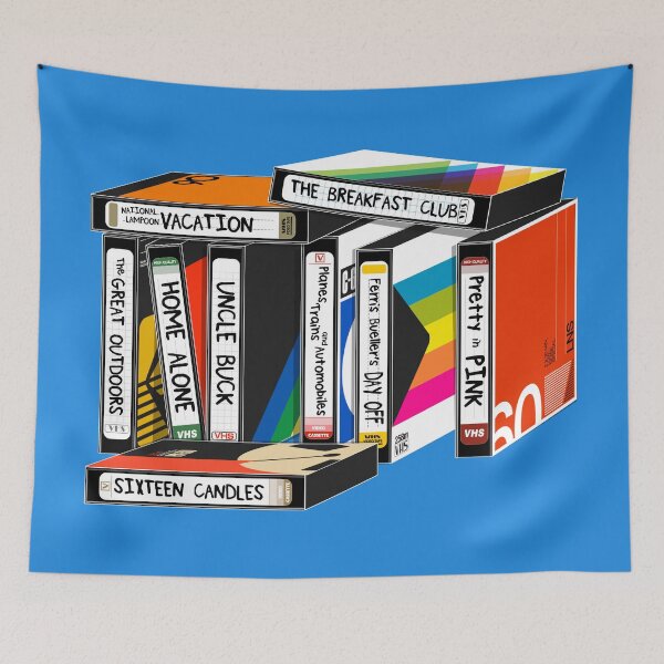 Item preview, Retro 80s Movies VHS Blank Tape Covers designed and sold by ourkid.