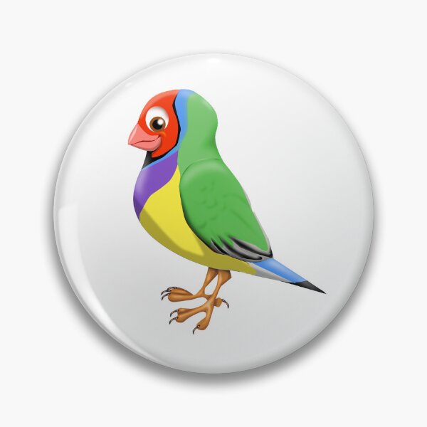 Item preview,  Gouldian finch designed and sold by wickedcartoons.