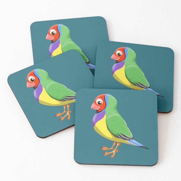 Item preview,  Gouldian finch designed and sold by wickedcartoons.