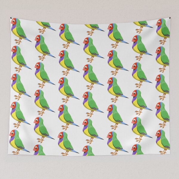 Item preview,  Gouldian finch designed and sold by wickedcartoons.