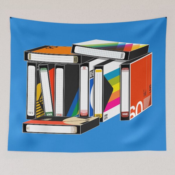 Item preview, Retro 80s VHS Blank Video Tape Covers designed and sold by ourkid.