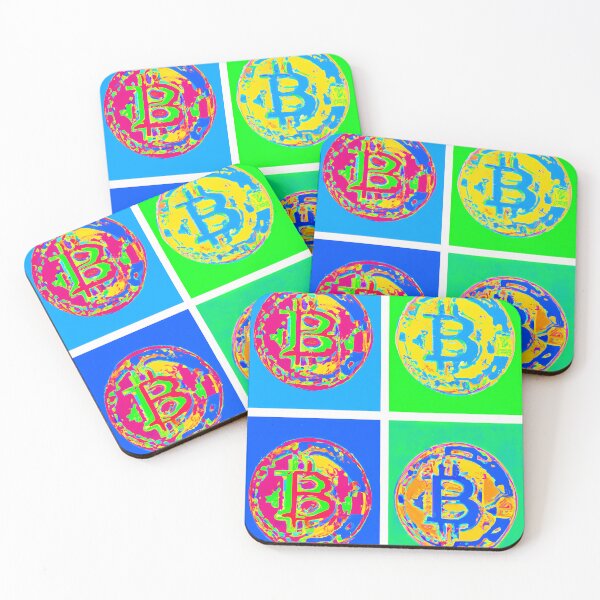 Item preview, Bitcoin Tiles - Andy Warhol Inspired designed and sold by Eso-Genesis.