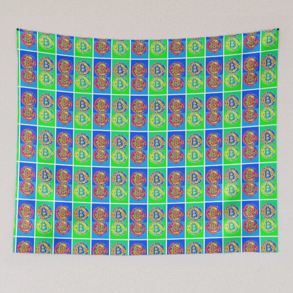 Item preview, Bitcoin Tiles - Andy Warhol Inspired designed and sold by Eso-Genesis.