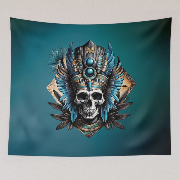 Item preview, Skull that embodies the mystical aura designed and sold by nicky2342.