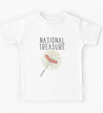 Hot Dog und Feuerwerk National Treasure Kinder T-Shirt