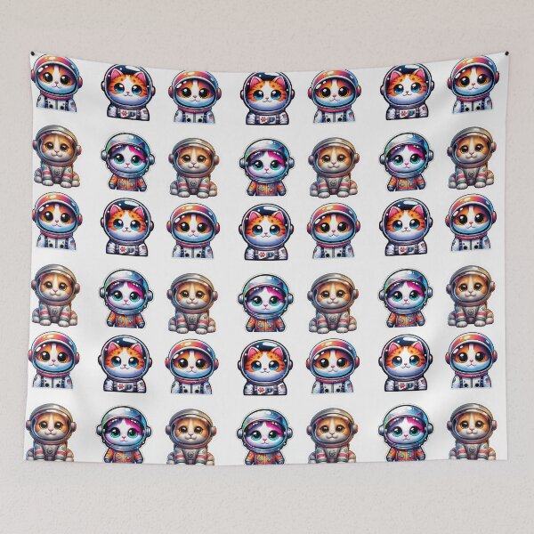 Item preview, Colorful Cosmic Kittens 2 designed and sold by joejiing.