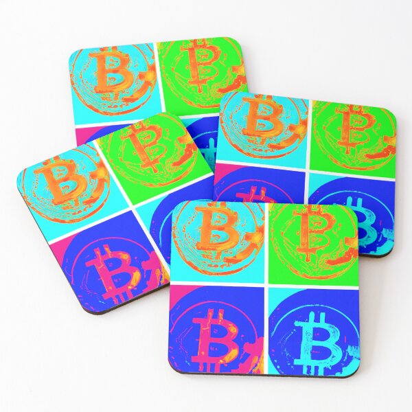 Item preview, Bitcoin Tiles - Andy Warhol Inspired designed and sold by Eso-Genesis.