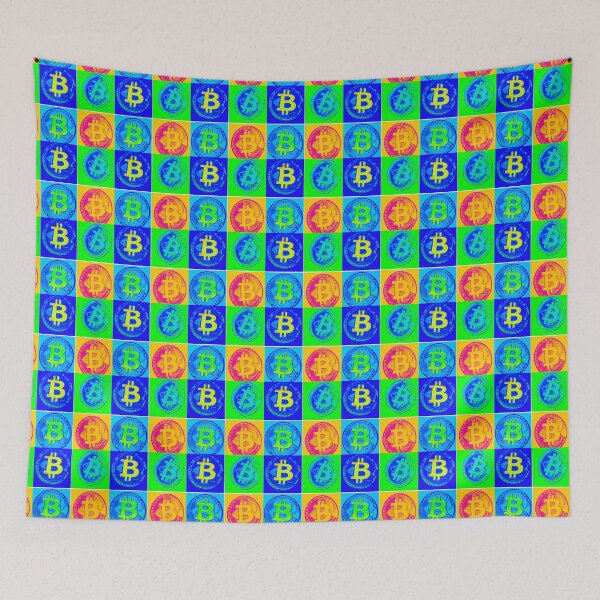 Item preview, Bitcoin Tiles - Andy Warhol Inspired designed and sold by Eso-Genesis.