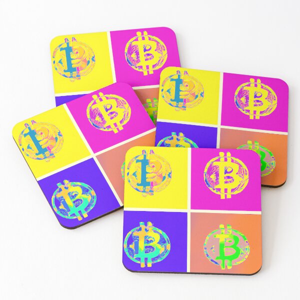 Item preview, Bitcoin Tiles - Andy Warhol Inspired designed and sold by Eso-Genesis.
