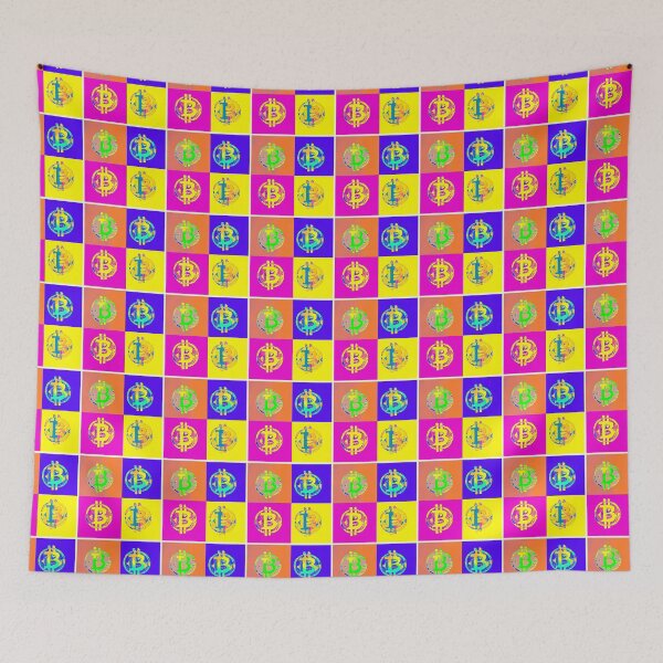 Item preview, Bitcoin Tiles - Andy Warhol Inspired designed and sold by Eso-Genesis.