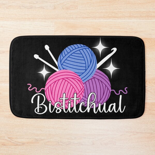 Item preview, Bistitchual - knitting and crocheting yarn lover designed and sold by EvergreenWhimsy.