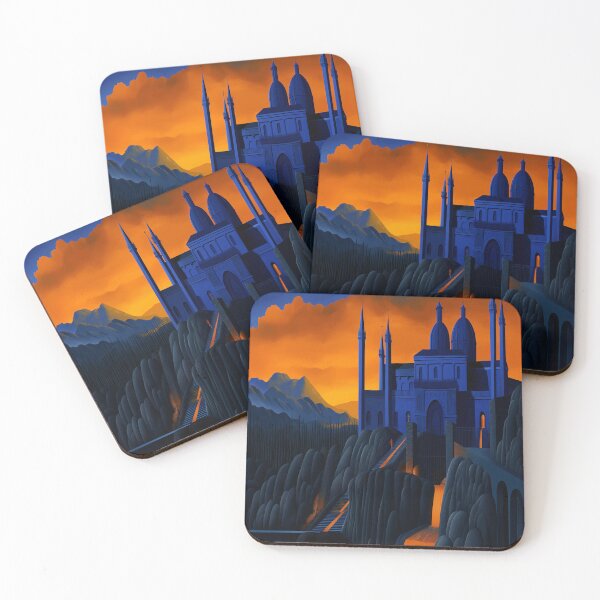 Item preview, Mysterious Blue Castle at Twilight designed and sold by grahamlori.
