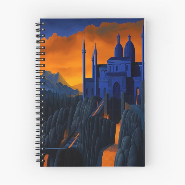 Item preview, Mysterious Blue Castle at Twilight designed and sold by grahamlori.