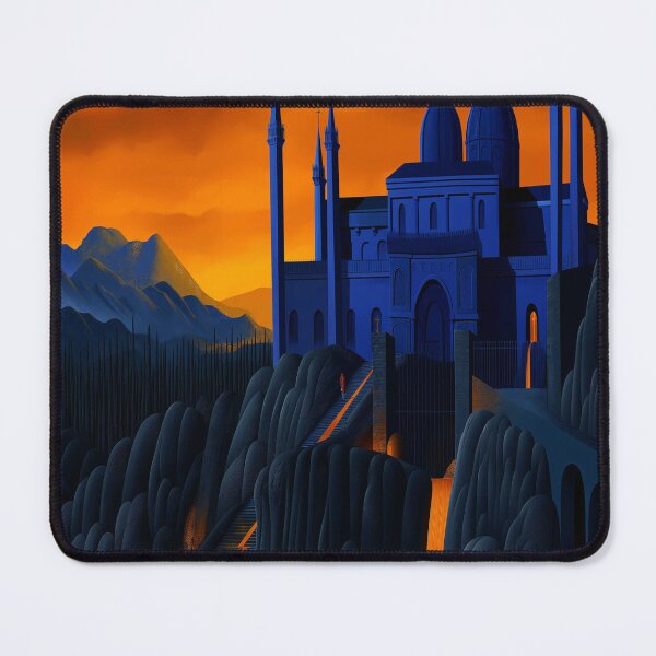 Item preview, Mysterious Blue Castle at Twilight designed and sold by grahamlori.