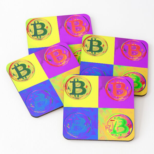Item preview, Bitcoin Tiles - Andy Warhol Inspired designed and sold by Eso-Genesis.