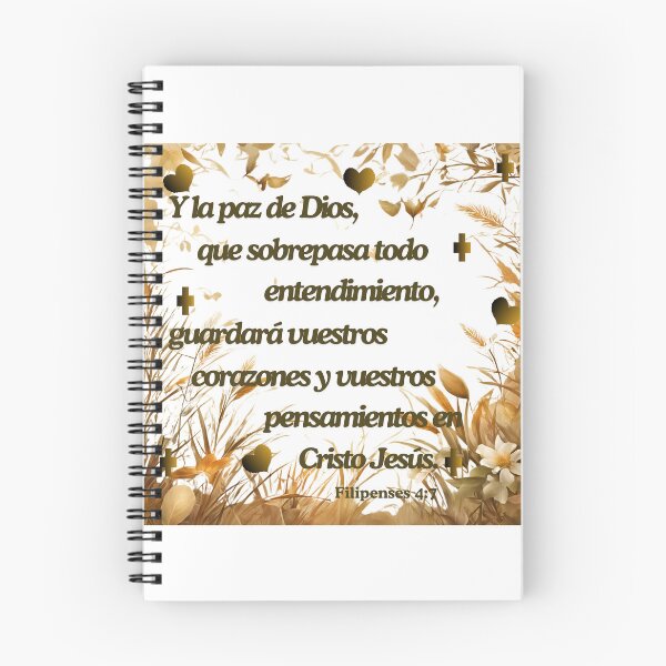 Item preview, Y la paz de Dios que sobrepasa todo entendimineto, guardará vuestros corazones y vuestros pensamientos en Cristo Jesús. designed and sold by ForEverBless.