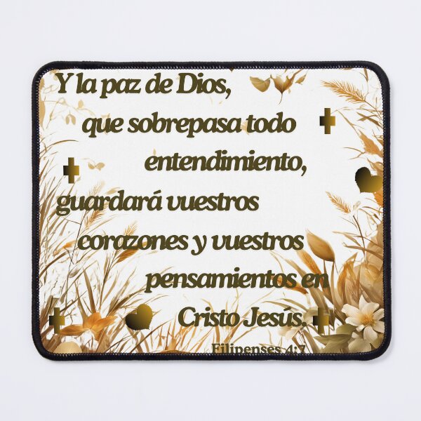 Item preview, Y la paz de Dios que sobrepasa todo entendimineto, guardará vuestros corazones y vuestros pensamientos en Cristo Jesús. designed and sold by ForEverBless.