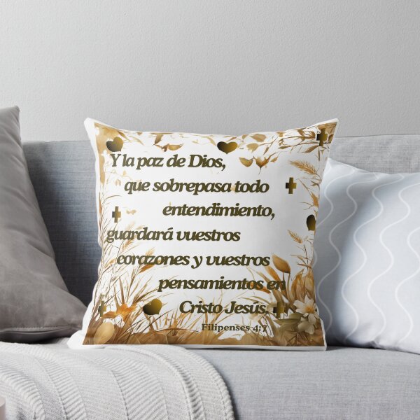 Item preview, Y la paz de Dios que sobrepasa todo entendimineto, guardará vuestros corazones y vuestros pensamientos en Cristo Jesús. designed and sold by ForEverBless.