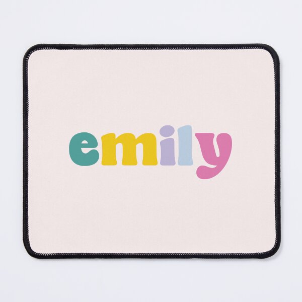 Item preview, Emily - Custom name on colorful block font designed and sold by To the Lua.