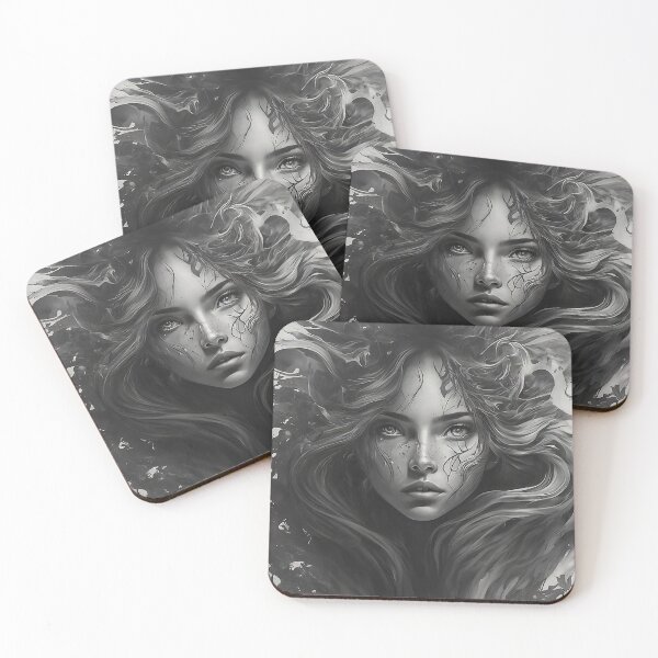 Item preview, Black and White Wall Art Abstract canvas prints. designed and sold by bvdesignart.