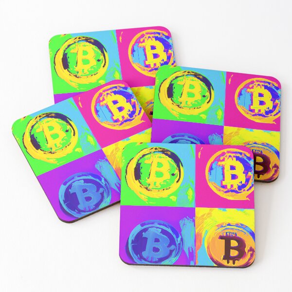 Item preview, Bitcoin Tiles - Andy Warhol Inspired designed and sold by Eso-Genesis.
