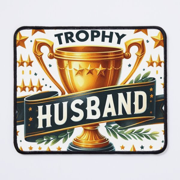 Item preview, Trophy husband, trophy husband funny designed and sold by clarkfraser.