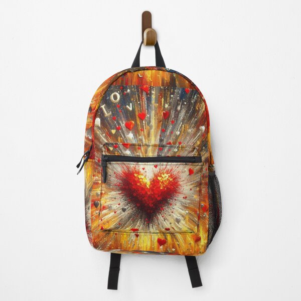 Aperçu de l'œuvre Hearts on Fire Amour impressionniste créée et vendue par ZulryLifestyles.