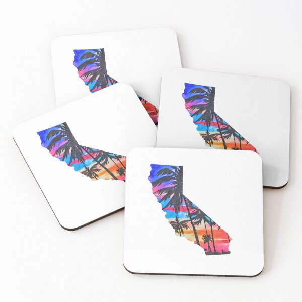 Item preview, Vibrant Sunset California Palm Tree View designed and sold by CDWR Adventures.