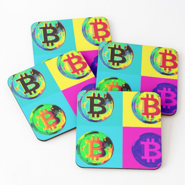 Item preview, Bitcoin Tiles - Andy Warhol Inspired designed and sold by Eso-Genesis.