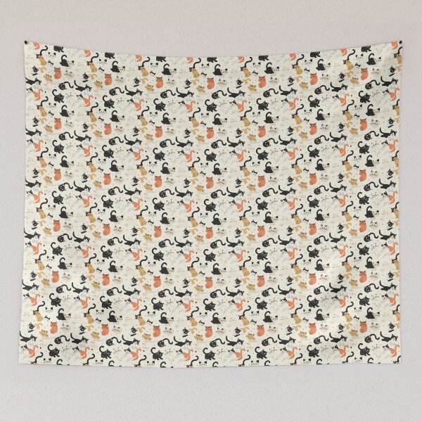 Item preview, The Cat Seamless  designed and sold by SbosDigitalCute.