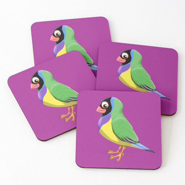Item preview, Black-headed Gouldian finch designed and sold by wickedcartoons.