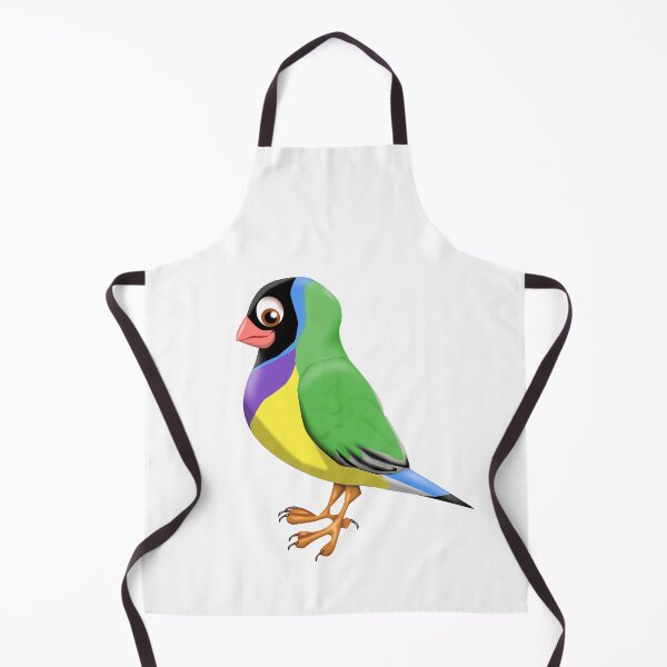 Item preview, Black-headed Gouldian finch designed and sold by wickedcartoons.