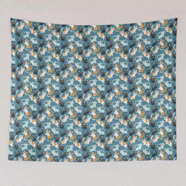 Item preview, The Cat Seamless designed and sold by SbosDigitalCute.