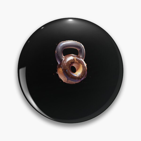 Item preview, Donut Kettebell Funny Doughnut Fitness Sayings designed and sold by Easyas.