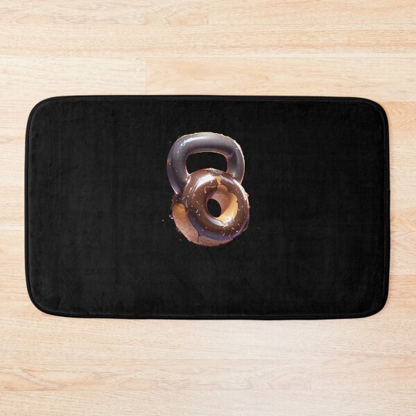 Item preview, Donut Kettebell Funny Doughnut Fitness Sayings designed and sold by Easyas.
