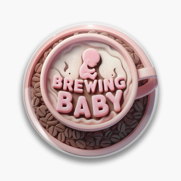 Item preview, Brewing Baby Announcement - Coffee Themed Baby Announcement designed and sold by StyLeHi.