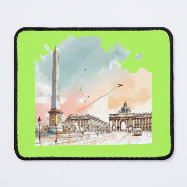 Item preview, Paris Concorde 3D Sketch Artwork, designed and sold by PaintMeWorld.