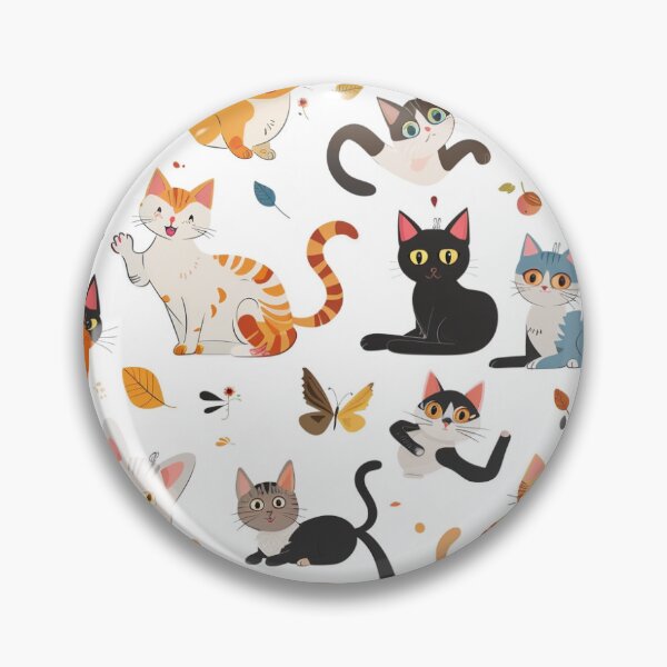 Item preview, The Cat Seamless designed and sold by SbosDigitalCute.