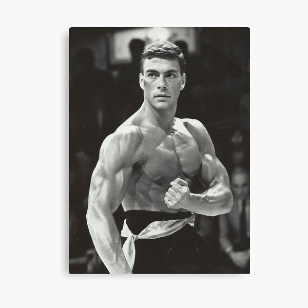 Vista previa del artículo con la obra «Retrato de Van Damme», diseñado y vendido por thesnakeater.