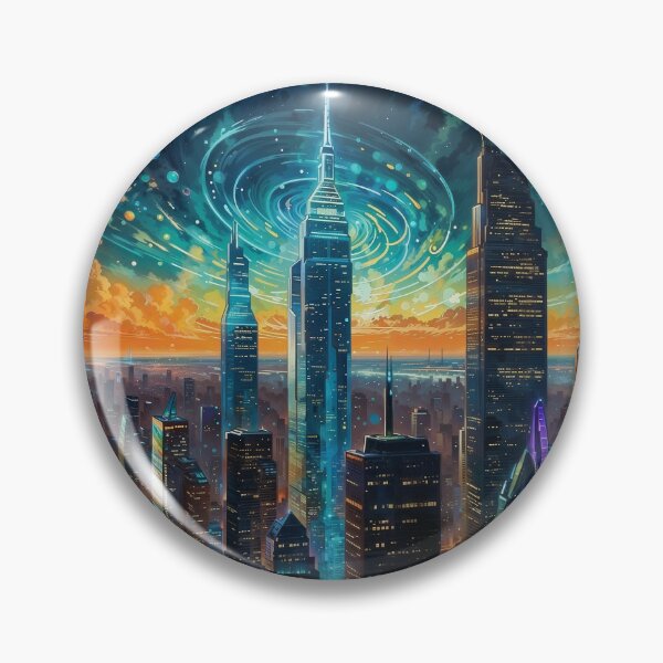 Item preview, Impressionistic Urban Aerials designed and sold by crashbubble.