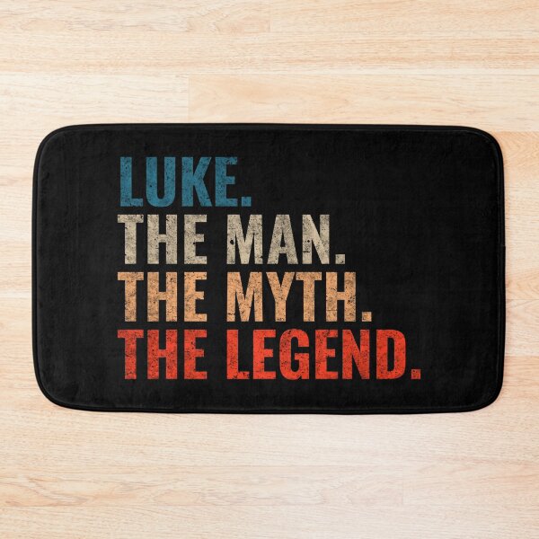 Item preview, Luke The Man The Myth The legend Luke Name Retro 70s distress designed and sold by Teelogic.