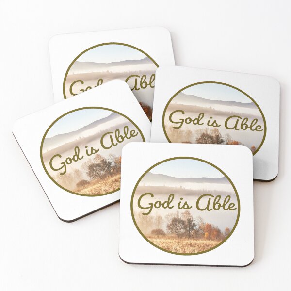 Item preview, God is Able, Bible Verse ,Christian Gospel Quotes, Inspirational  Christian Woman Design designed and sold by mattlee20.