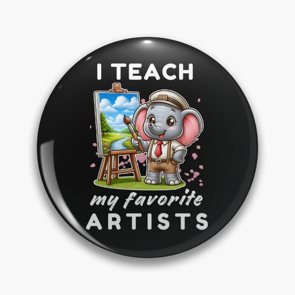 Item preview, I teach my favorite artists Cute elephant teacher designed and sold by Oz64.