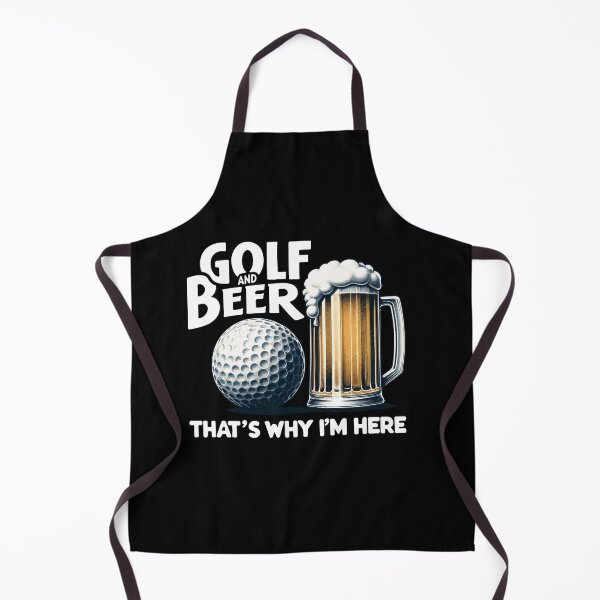 Item preview, Golf And Beer That's Why I'm Here Funny Golf Player designed and sold by Dressed For Duty.